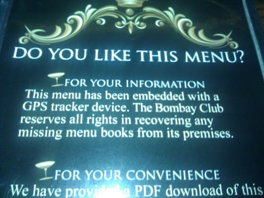 The Bombay Club by null