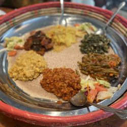 Taste of Ethiopia - Vegetarian platter