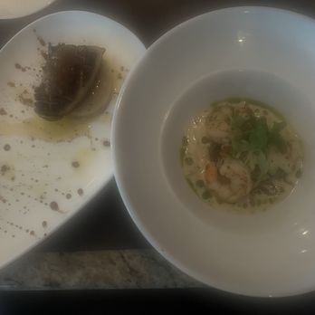 Restaurant Medure - Foie Gras and Poached Mayport Shrimp - French Near Me - Ponte Vedra Beach, Florida Restaurant Medure - Foie Gras and Poached Mayport Shrimp - French Near Me - Ponte Vedra Beach, Florida