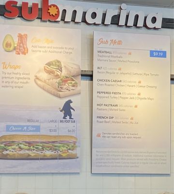 Menu photo 3 Submarina Menifee, CA
