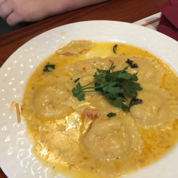 Sal's by Victor - Lobster ravioli with nice creamy sauce - Italian Near Me - Williamsburg, Virginia Sal's by Victor - Lobster ravioli with nice creamy sauce - Italian Near Me - Williamsburg, Virginia