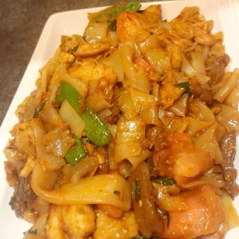 Wu's House - Crazy spicy noodle I think it's called. Definitely not too spicy. Almost has a sweetness to it. Absolutely delicious. - Sushi Bars Near Me - Kildeer, Illinois