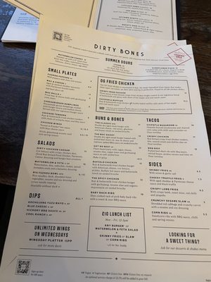 Menu photo 3 Dirty Bones Soho London, XGL