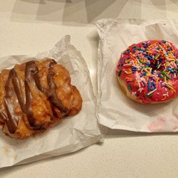 Black Tiger Coffee - The peanut butter and chocolate and the homer donut