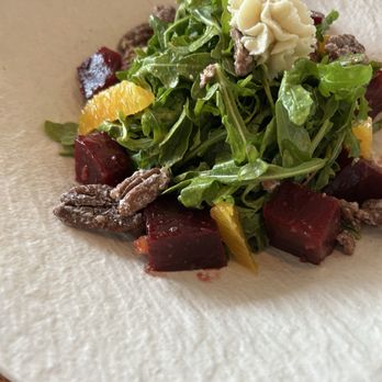 Passionfish - Arugula beet salad - Seafood Near Me - Pacific Grove, California