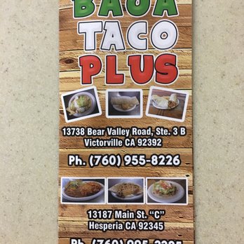 Baja Taco Plus - Locations - Mexican Near Me - Victorville, California
