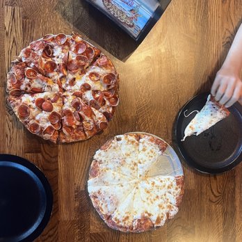Mountain Mike's Pizza - 2 small pizzas, crispy pepperoni and the other cheese only!! - Pizza Near Me - Clovis, California
