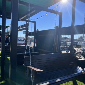 Little Woodrow's Tomball - Not just swings...BENCH swings!!! - Sports Bars Near Me - Tomball, Texas