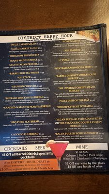 Menu photo 2 Barrel District Cathedral City, CA