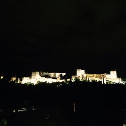 Mirador de San Cristobal - Night view - across to the Alhambra