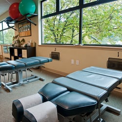Hanson Chiropractic & Massage Clinic - Adjusting area with a view