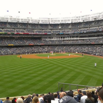 Yankee Stadium - View from Section 237 in the bleachers, Row 14, Seat 20. Not bad at all. The picture makes it look a lot farther than it really - Stadiums & Arenas Near Me - Bronx, New York Yankee Stadium - View from Section 237 in the bleachers, Row 14, Seat 20. Not bad at all. The picture makes it look a lot farther than it really - Stadiums & Arenas Near Me - Bronx, New York