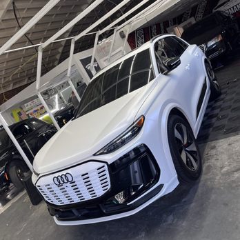 Leti Auto Works - AFTER: Matte Ceramic White PPF wrap and all around window tint - Car Window Tinting Near Me - Los Angeles, California Leti Auto Works - AFTER: Matte Ceramic White PPF wrap and all around window tint - Car Window Tinting Near Me - Los Angeles, California