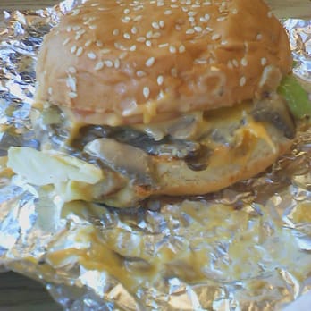 Five Guys - Turkey Burger with cheese. - Burgers Near Me - Los Angeles, California Five Guys - Turkey Burger with cheese. - Burgers Near Me - Los Angeles, California