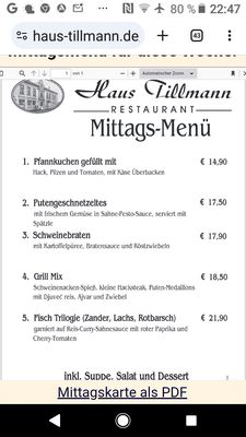 Menu photo 3 Haus Tillmann Hilden, NW
