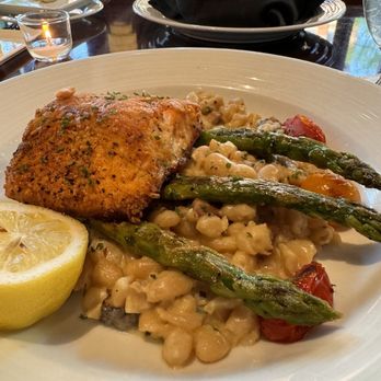 The House Restaurant - Encrusted salmon. - Southern Near Me - Montgomery, Alabama