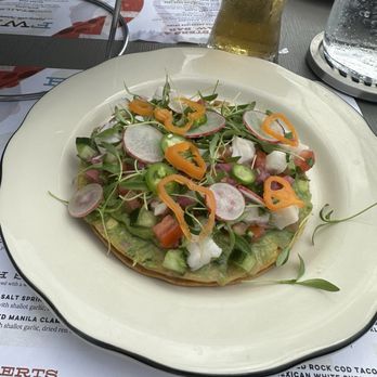 Fishing With Dynamite - Black Cod Ceviche on tostada - Seafood Near Me - Manhattan Beach, California Fishing With Dynamite - Black Cod Ceviche on tostada - Seafood Near Me - Manhattan Beach, California