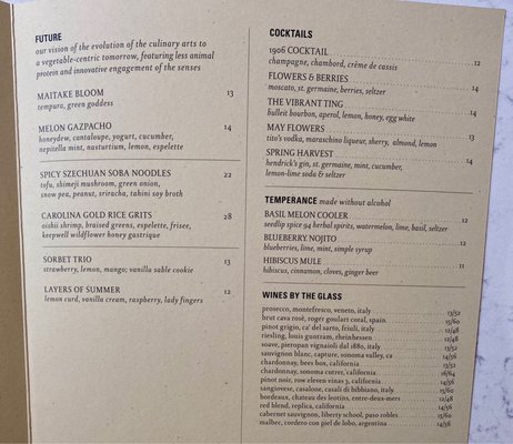 Menu photo 8 1906 Fine Dining Kennett Square, PA