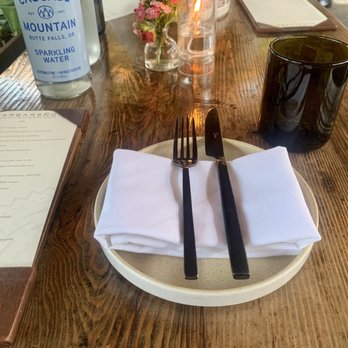Barbareño - Table setting - New American Near Me - Santa Barbara, California Barbareño - Table setting - New American Near Me - Santa Barbara, California