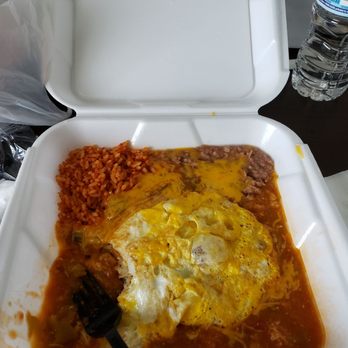 Jerry's Cafe - Flat chicken enchilada plate with egg. Yum!! - New Mexican Cuisine Near Me - Gallup, New Mexico Jerry's Cafe - Flat chicken enchilada plate with egg. Yum!! - New Mexican Cuisine Near Me - Gallup, New Mexico