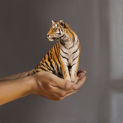 Robert Lange Studios - Robert Lange's "My Little Tiger" painting