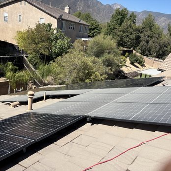 Eclipse Solar Cleaning - Part of the way done with the cleaning showing the before and after results! - Solar Panel Cleaning Near Me Eclipse Solar Cleaning - Part of the way done with the cleaning showing the before and after results! - Solar Panel Cleaning Near Me