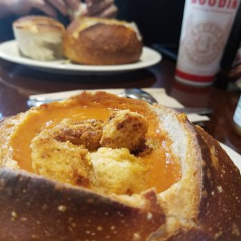 Boudin - Rustic tomato soup and clam chowder in a bread bowl ! - Bakeries Near Me - San Jose, California