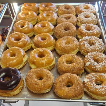 Donut Star - a variety of doughnuts on display - Donuts Near Me - La Crescenta, California