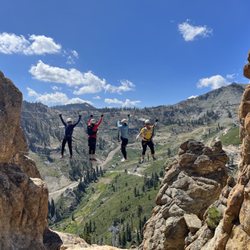 Tahoe Via Ferrata - Birds on a wire