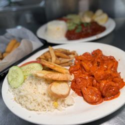 Hacienda Chivolin Restaurant - Camarones a La Diabla