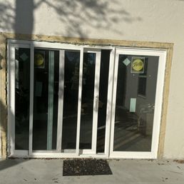 Unfinished sliding glass door Unfinished sliding glass door