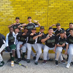 Boys Varsity Baseball Team Thomas Jefferson High School. Uniforms done by Action Designz