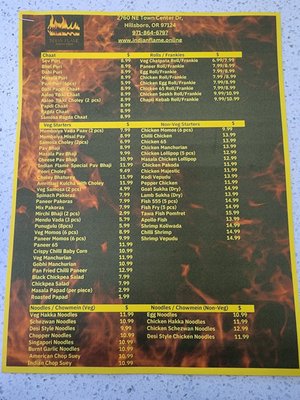 Menu photo 8 Indian Flame Authentic Cuisine Hillsboro, OR