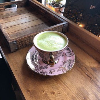 Makario Coffee Roasters - Green Tea Latte - Coffee & Tea Near Me - Everett, Washington Makario Coffee Roasters - Green Tea Latte - Coffee & Tea Near Me - Everett, Washington