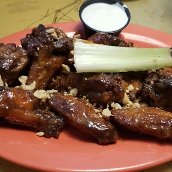 Flanigan's Boathouse - Peanut Thai Wings (get it! So good!) - Seafood Near Me - Conshohocken, Pennsylvania