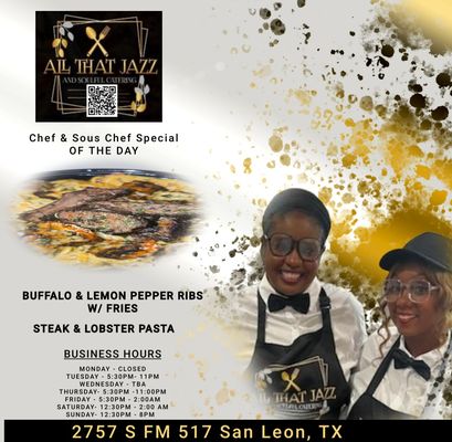 Menu photo 1 All That Jazz and Soulful San Leon, TX