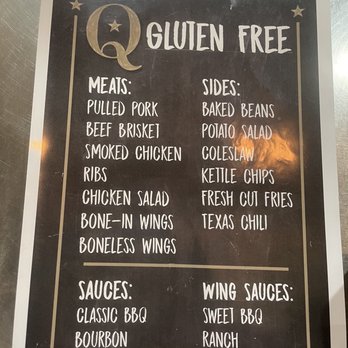 BackYard Grill - Gluten free menu - Barbeque Near Me - Sioux Falls, South Dakota