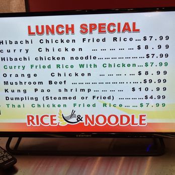 Rice & Noodle - New lunch specials - Noodles Near Me - McKinney, Texas Rice & Noodle - New lunch specials - Noodles Near Me - McKinney, Texas