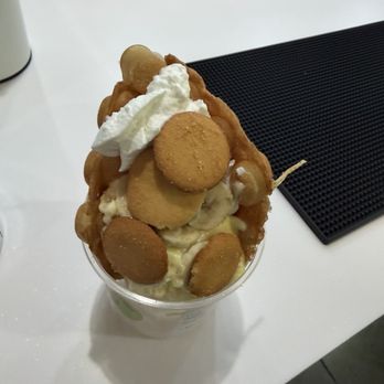 Waffle & Boba Brew - Banana pudding Waffle - Bubble Tea Near Me - Menifee, California Waffle & Boba Brew - Banana pudding Waffle - Bubble Tea Near Me - Menifee, California