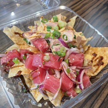 Roadrunner Cafe - Shoyu and Cali Ahi Poke Nachos - Cafes Near Me - Las Vegas, Nevada