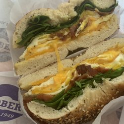 Goldberg's Famous Bagel and Deli - Bacon, Egg, and Cheese Sandwich