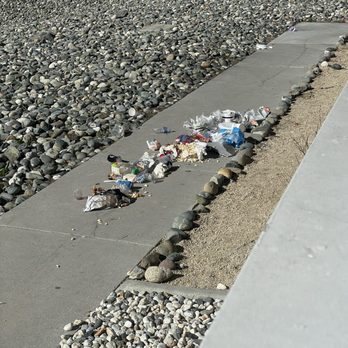 Mission Rock Residential - Trash all over the common areas - Property Management Near Me - Denver, Colorado