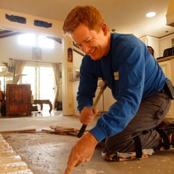 Fossum Floors - Jay at work.
