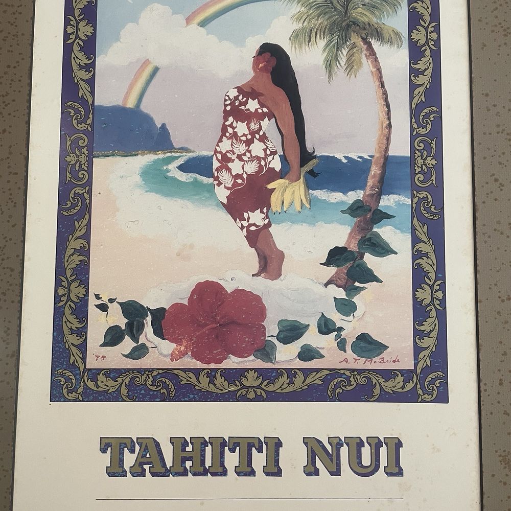 Tahiti Nui - Retro art - Seafood Near Me - Hanalei, Hawaii Tahiti Nui - Retro art - Seafood Near Me - Hanalei, Hawaii