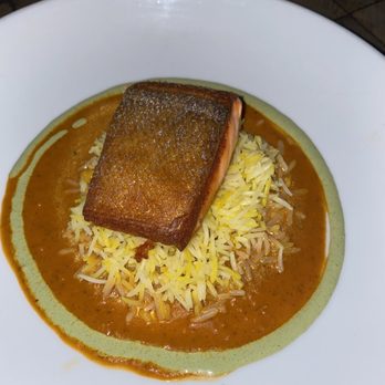 Ysabel - Tikka masala salmon & basmati rice - New American Near Me - West Hollywood, California Ysabel - Tikka masala salmon & basmati rice - New American Near Me - West Hollywood, California