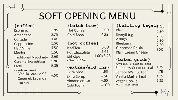 Menu photo 2 Gigis Coffee Roasters Washington, DC, DC Menu photo 2 Gigis Coffee Roasters Washington, DC, DC