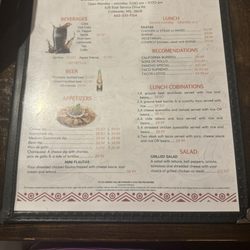 Habaneros - Page 1 menu