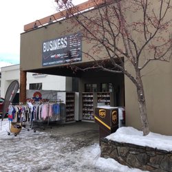 Business As Usual - Winter Out Front The Store!