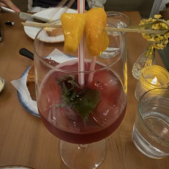 DEMI - Shiso and black currant spritz - Japanese Near Me - Palo Alto, California DEMI - Shiso and black currant spritz - Japanese Near Me - Palo Alto, California