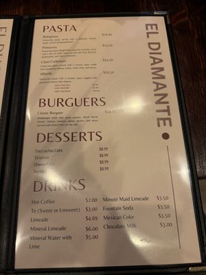 Menu photo 1 El Diamante Restaurant Carlsbad, NM Menu photo 1 El Diamante Restaurant Carlsbad, NM